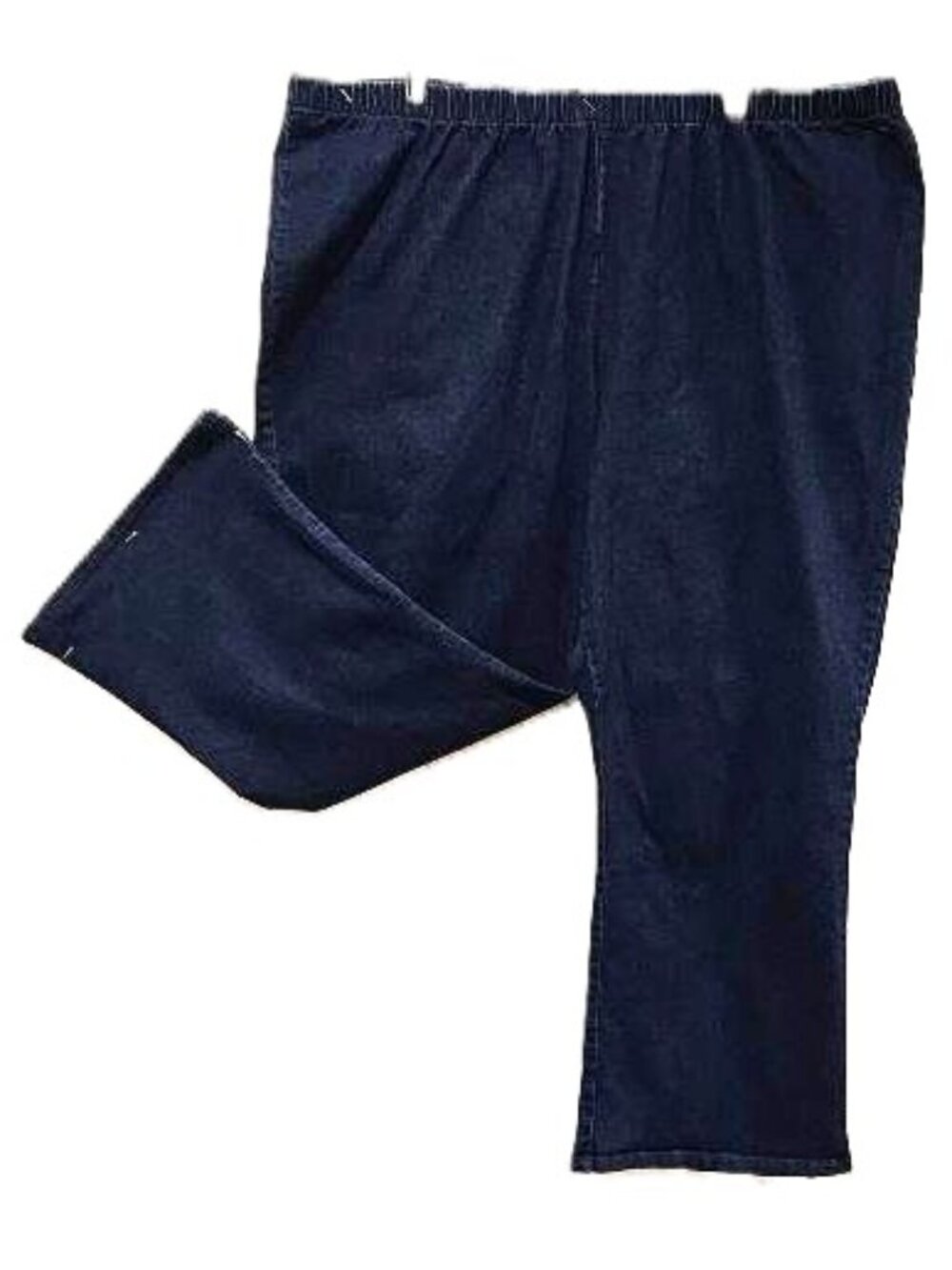 ROAMANS DENIM 24/7 DARK WASH DENIM PULL ON STRETCH JEANS PANTS  32 WS PETITE